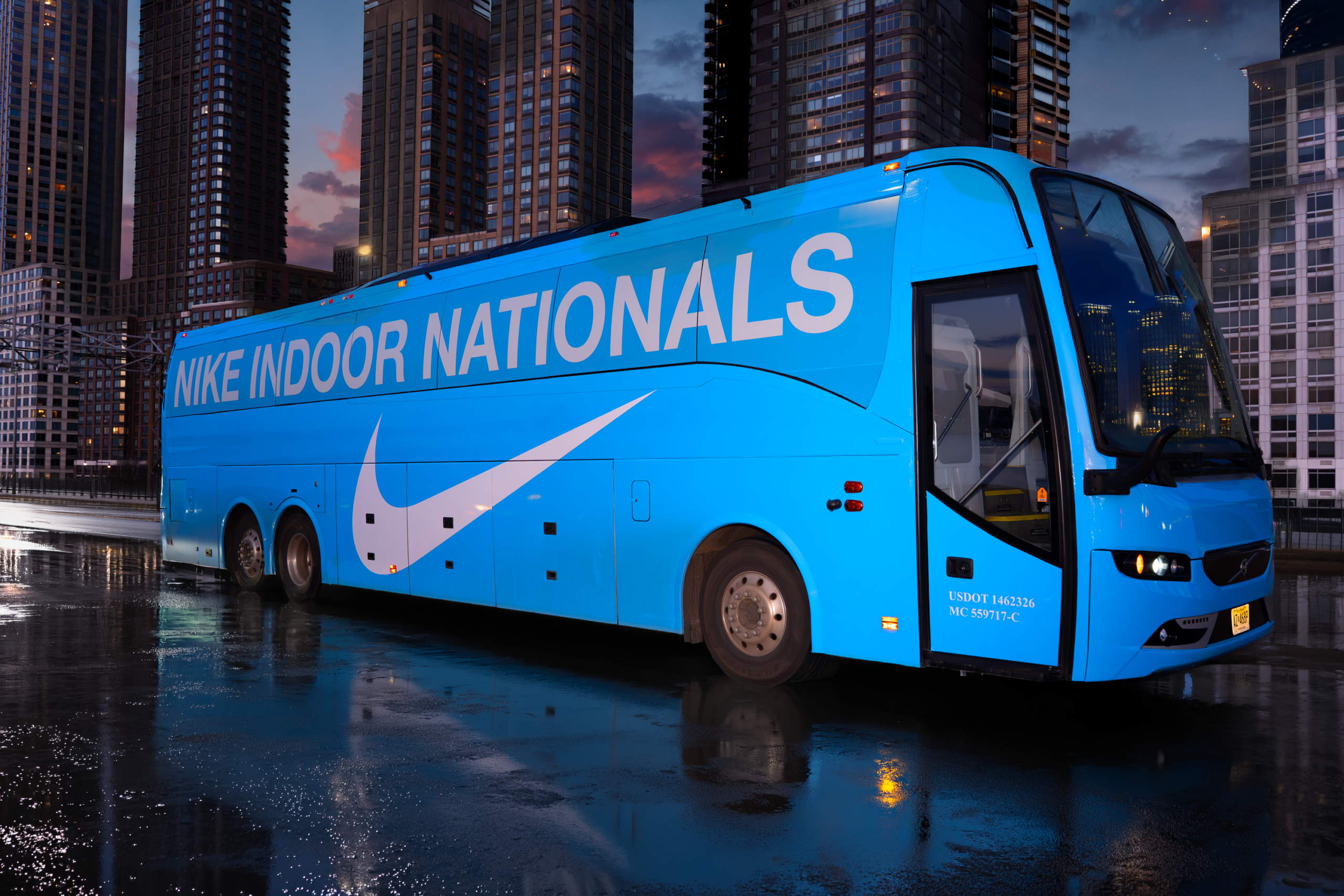 Nike Bus Wrap Campaign