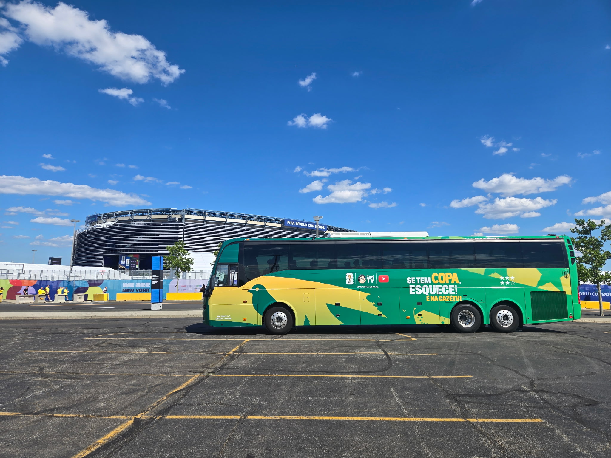 brazil team coach bus wrap