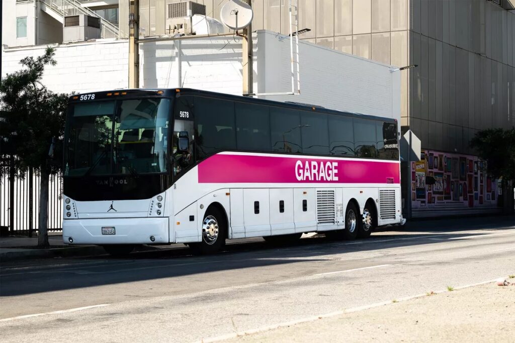 Bus Wrap Inc. was proud to help bring Garage’s LA influencer event to life with this custom-branded motorcoach