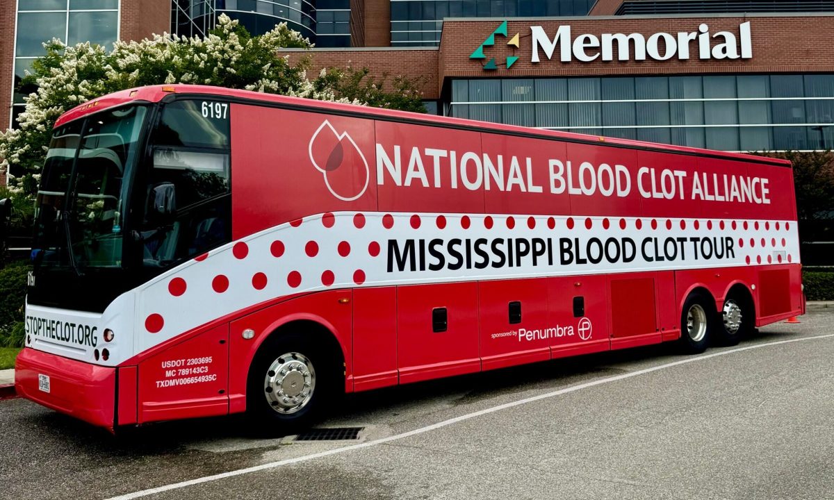Bus Wrap Inc. proudly fully wrapped this coach bus for the National Blood Clot Alliance as part of their Mississippi Blood Clot Tour