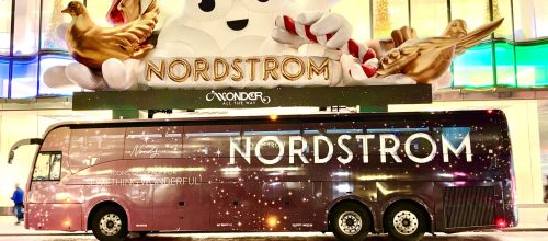 Bus Wrap Nordstrom's Holiday Campaign