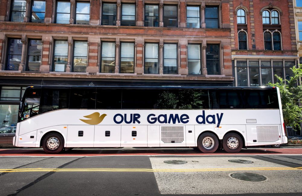Dove FIFA World Cup 2026 Coach Bus Wrap Campaign