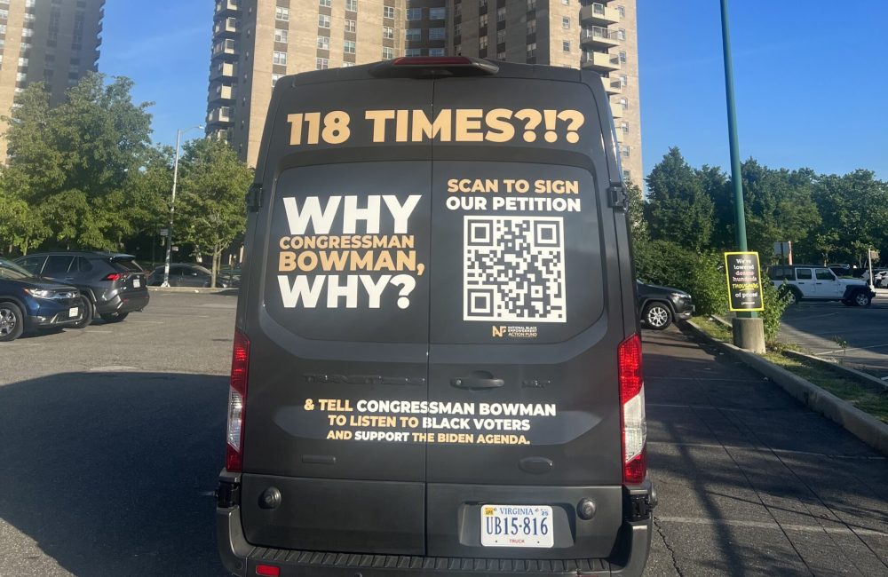 black empowerment bus wrap