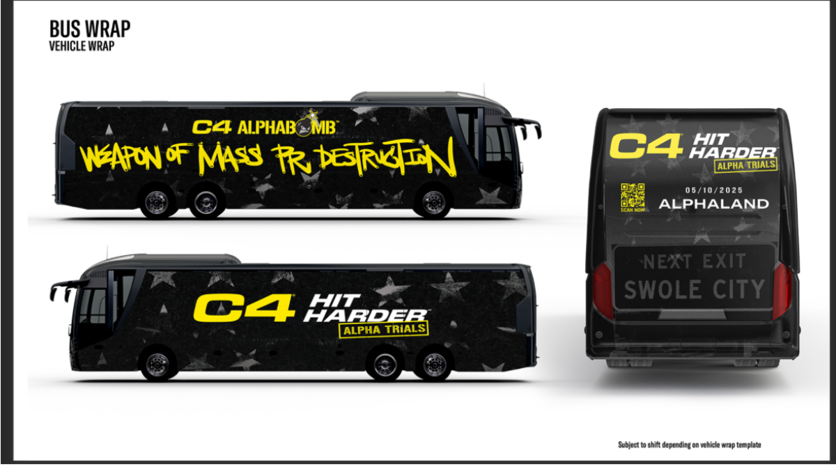 c4 energy bus wrap