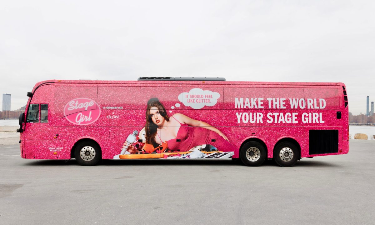 Bus Wrap Inc. full coach wrap for RCA Records Rising Star Eli campaign in New York City with bold branded graphics