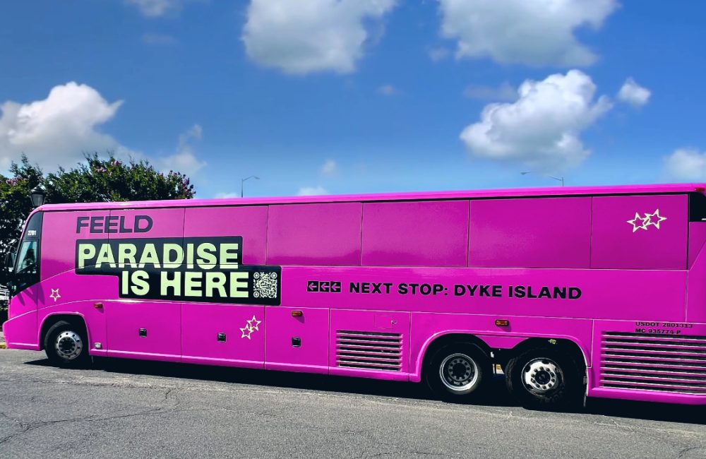 feeld bus wrap