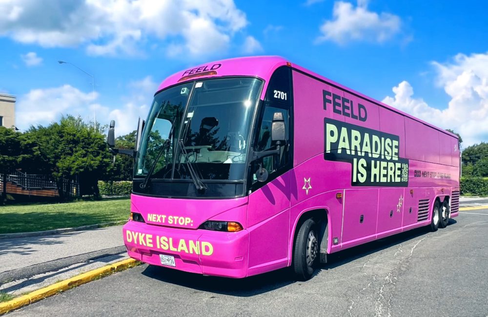 feeld bus wrap