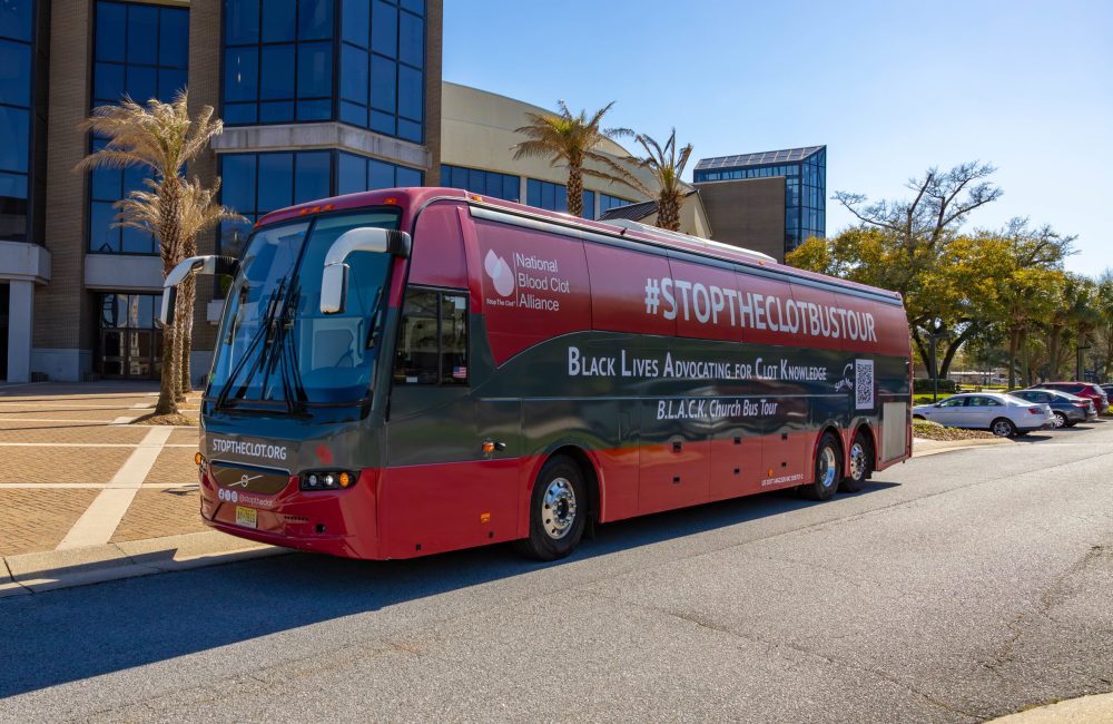 national blood clot alliance bus wrap 2