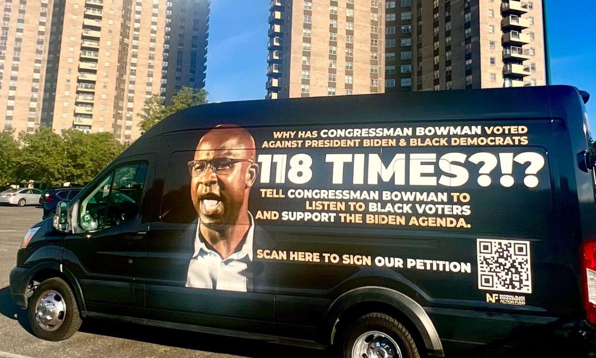 Bus Wrap Inc. van wrap for NBEAF national political campaign in Bronx, NY with clean campaign branding